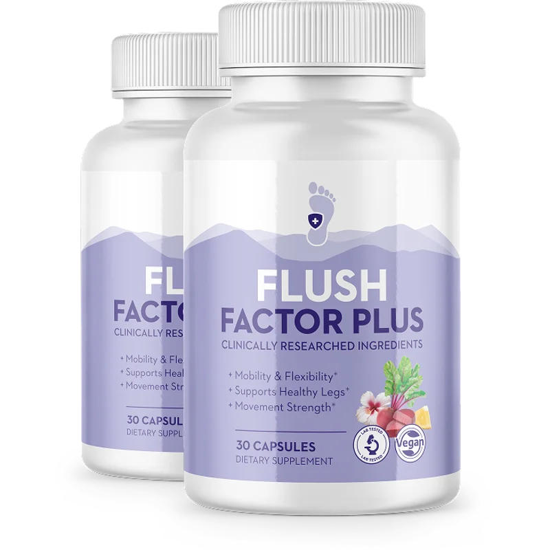 Flush Factor Plus Joint & Mobility Health — 2 Bottle / 60 Day Pack
